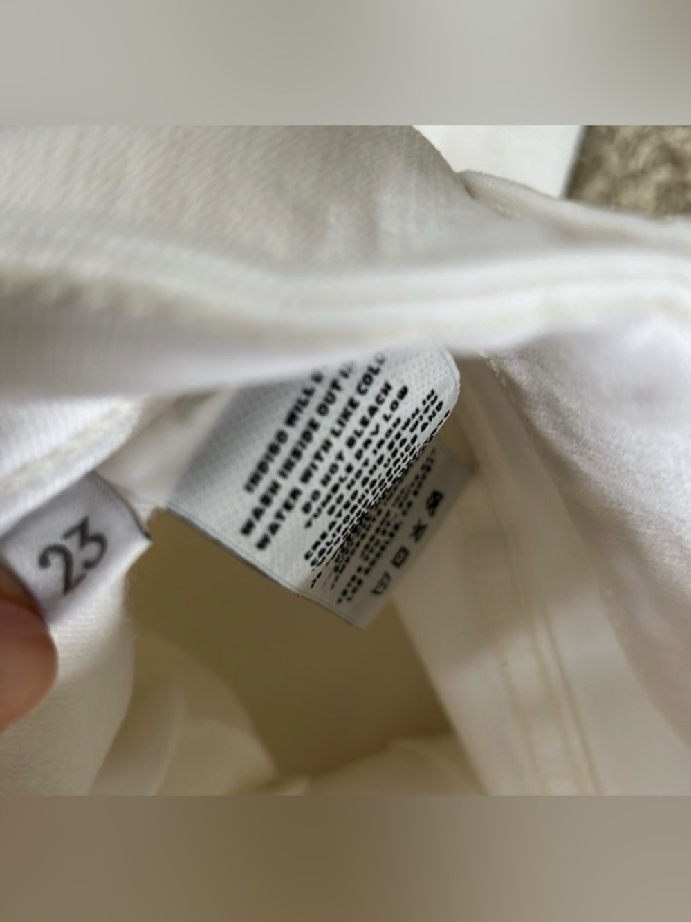 J Brand Elsa Hosk High-Rise White Skinny Jeans - size 23 EUC - Picture 6 of 7